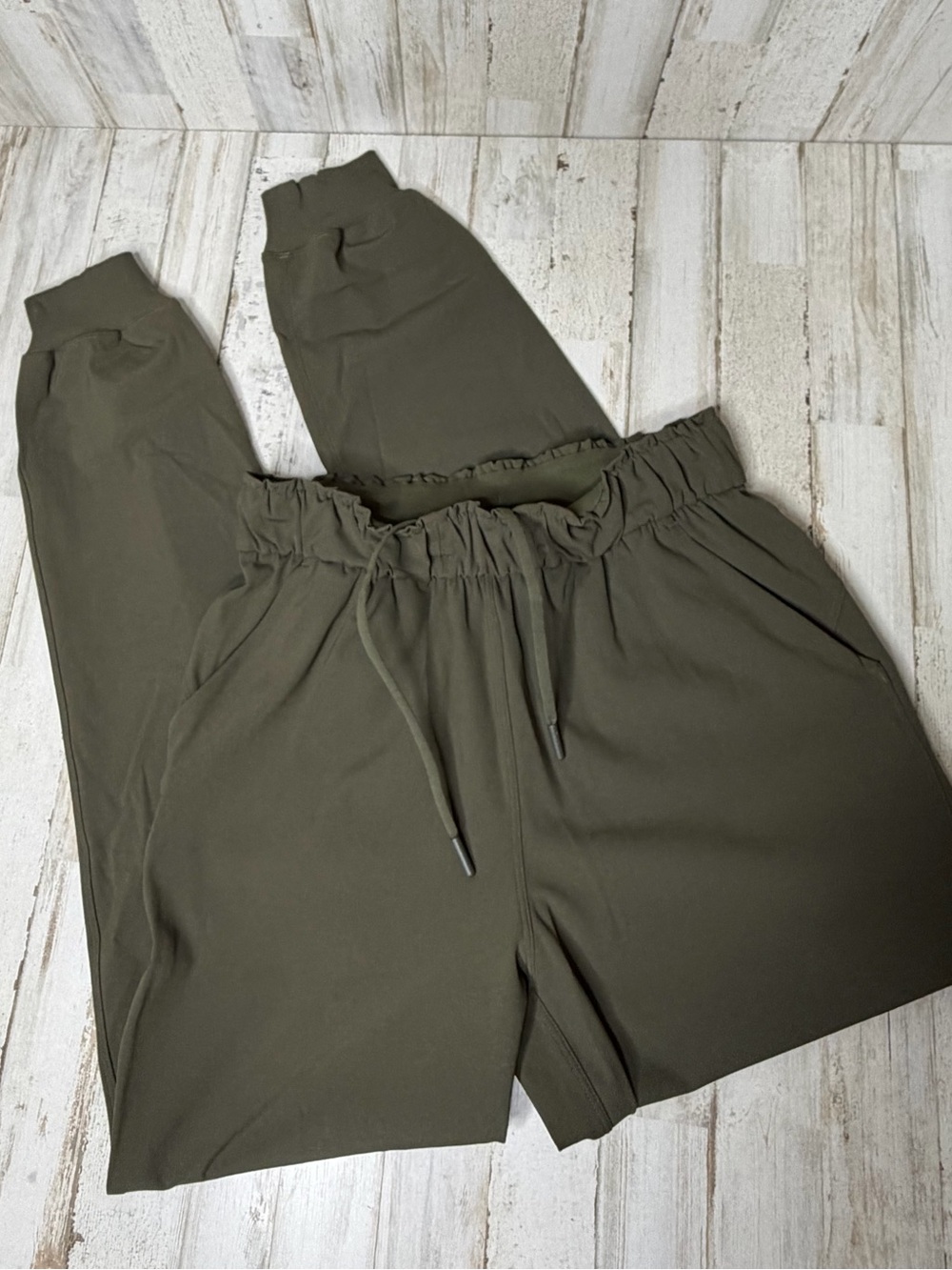 lululemon athletica Olive Green Track Joggers